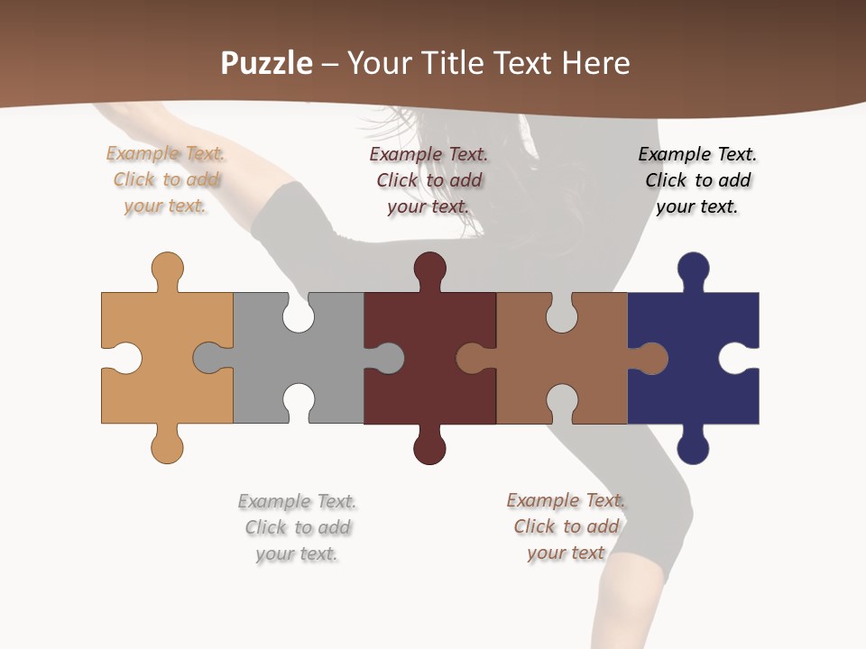 Stretching Balance Hop PowerPoint Template