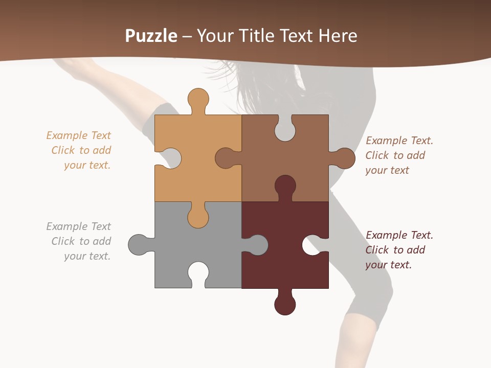 Stretching Balance Hop PowerPoint Template