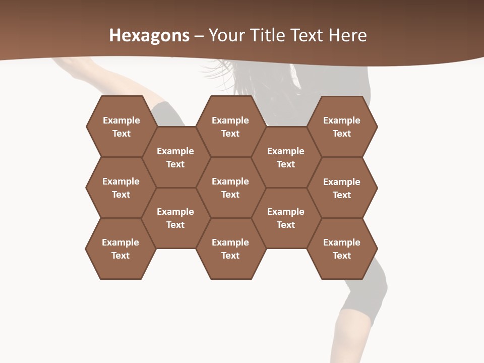 Stretching Balance Hop PowerPoint Template