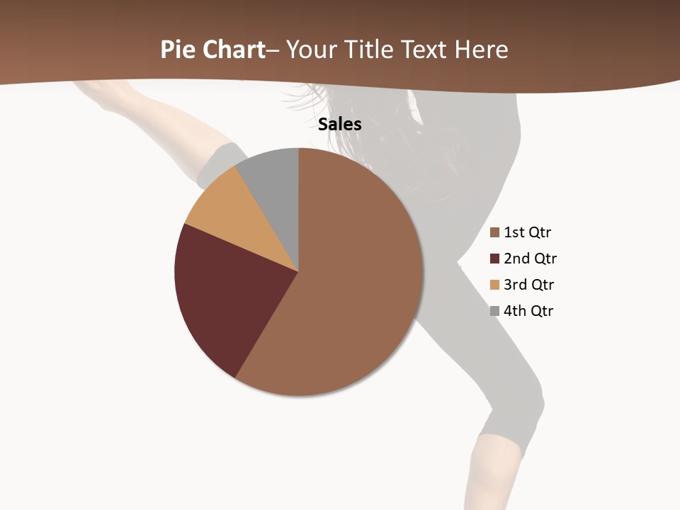 Stretching Balance Hop PowerPoint Template