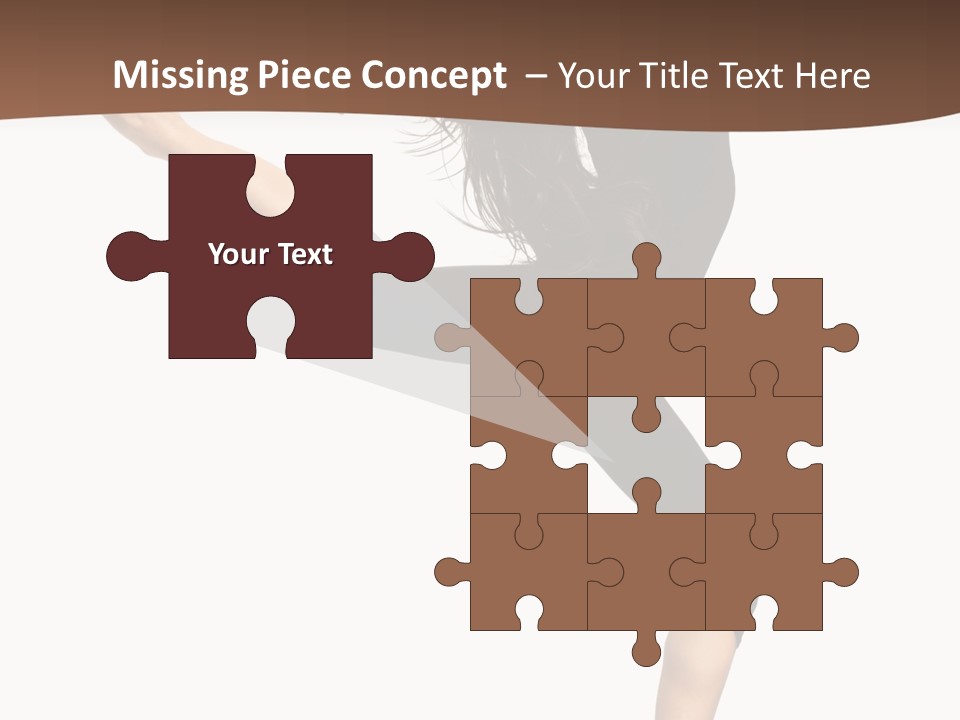 Stretching Balance Hop PowerPoint Template