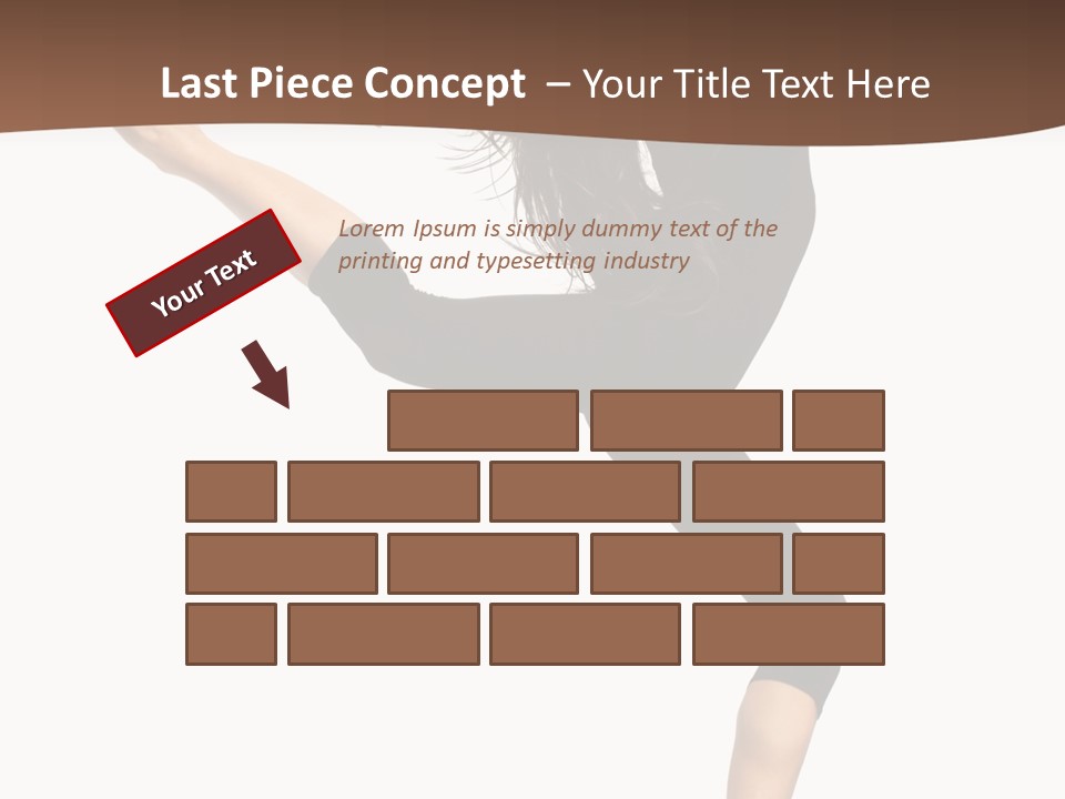Stretching Balance Hop PowerPoint Template