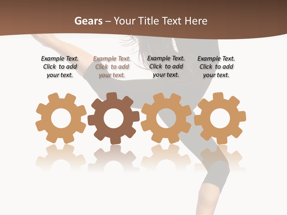 Stretching Balance Hop PowerPoint Template