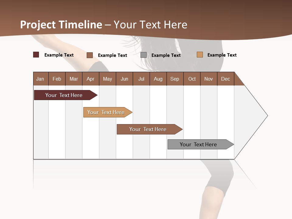 Stretching Balance Hop PowerPoint Template