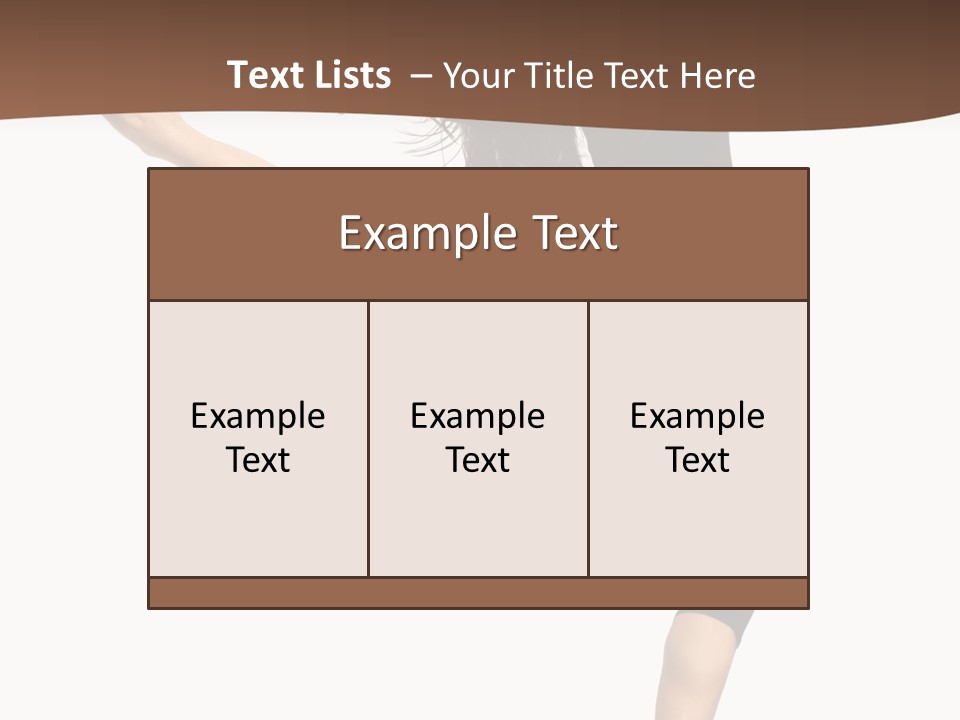 Stretching Balance Hop PowerPoint Template