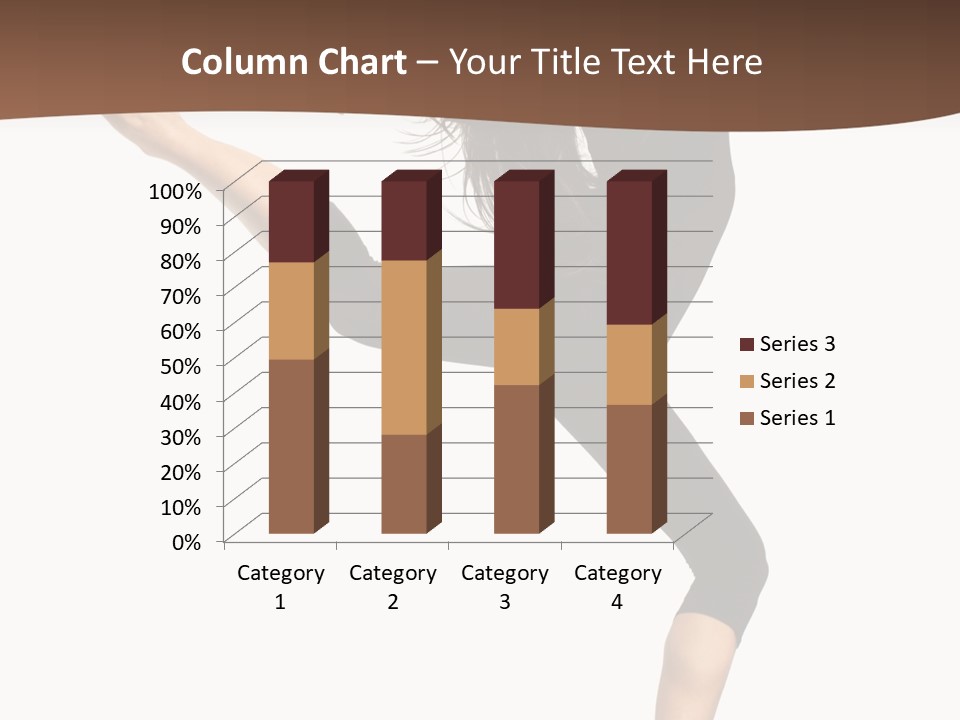 Stretching Balance Hop PowerPoint Template