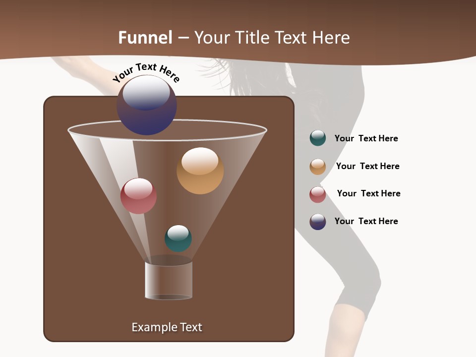 Stretching Balance Hop PowerPoint Template