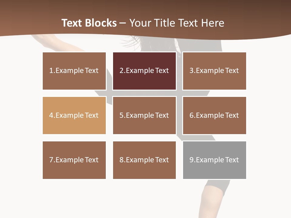 Stretching Balance Hop PowerPoint Template
