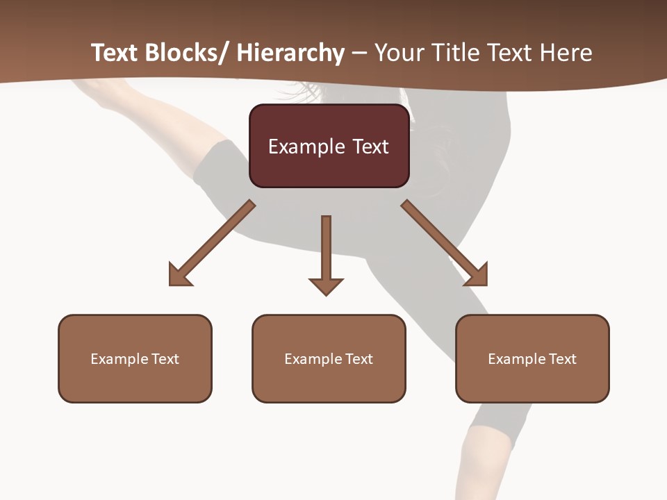 Stretching Balance Hop PowerPoint Template