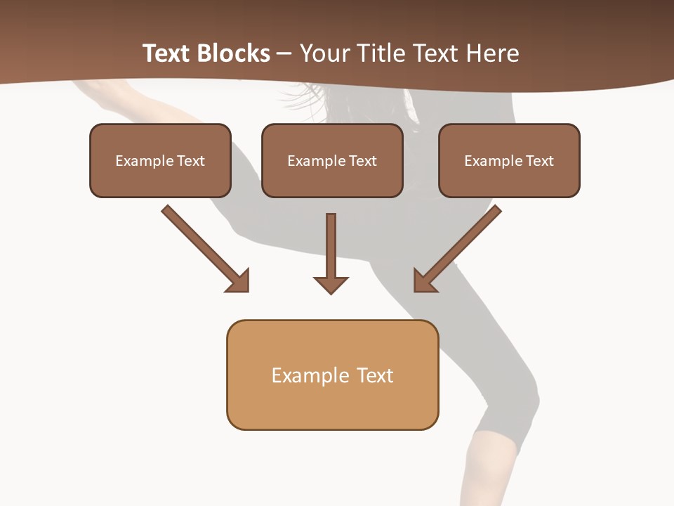 Stretching Balance Hop PowerPoint Template