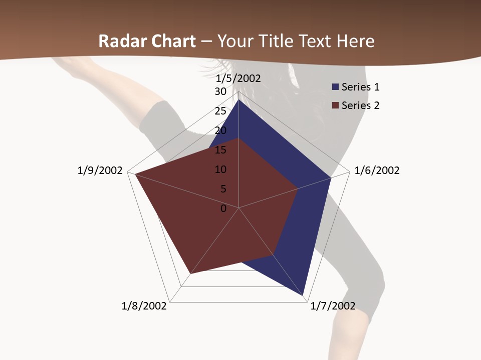 Stretching Balance Hop PowerPoint Template