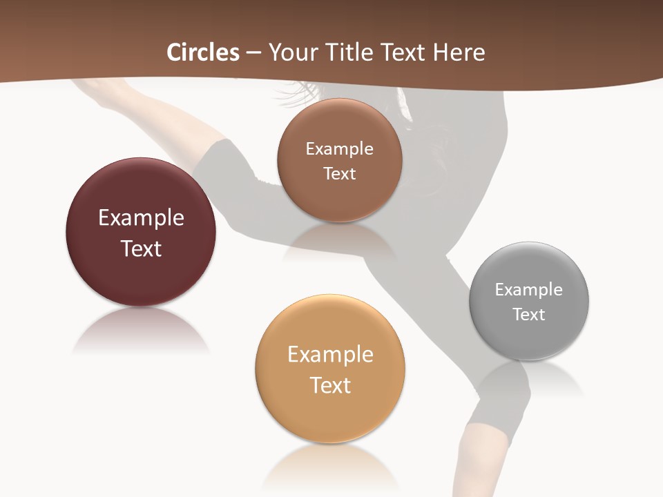 Stretching Balance Hop PowerPoint Template