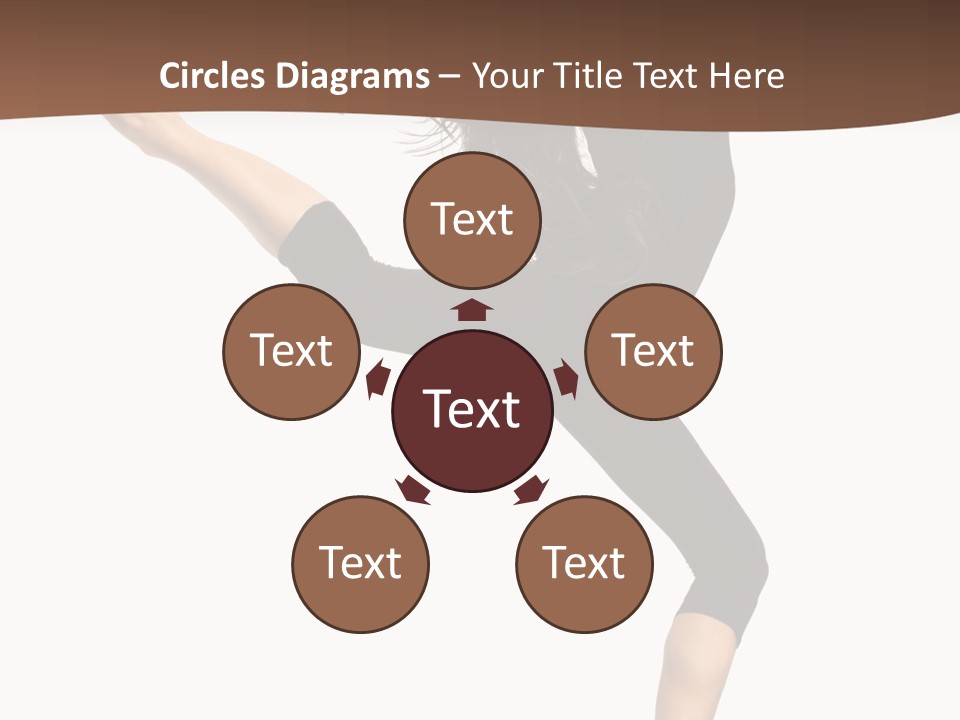 Stretching Balance Hop PowerPoint Template