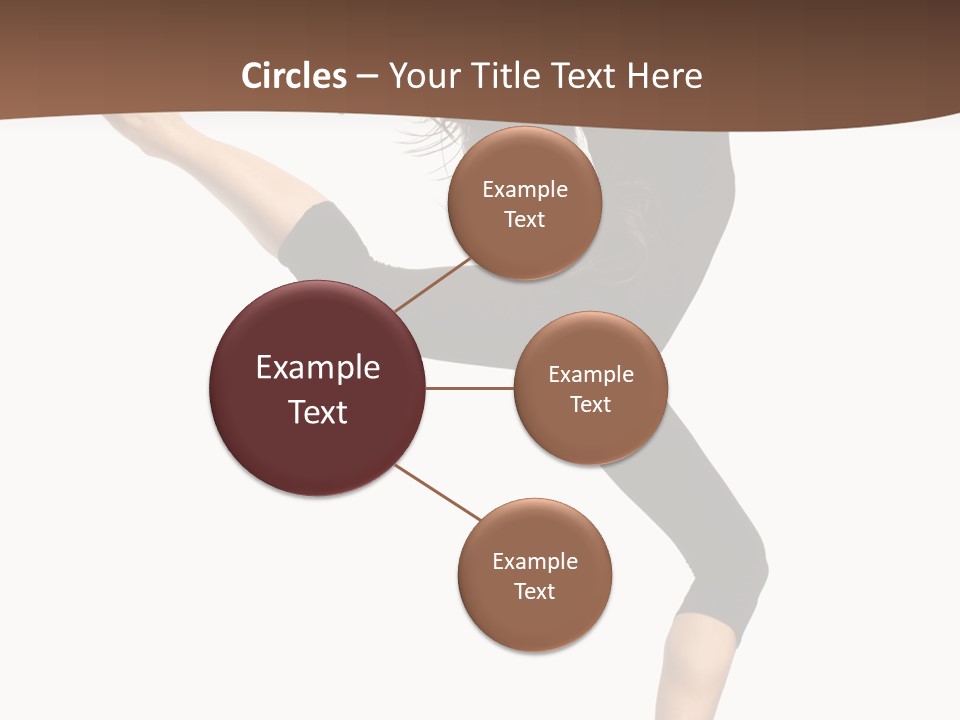 Stretching Balance Hop PowerPoint Template