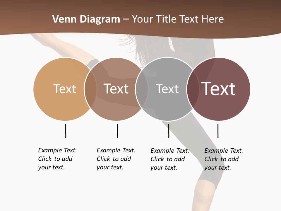 Stretching Balance Hop PowerPoint Template