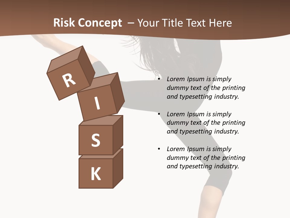 Stretching Balance Hop PowerPoint Template