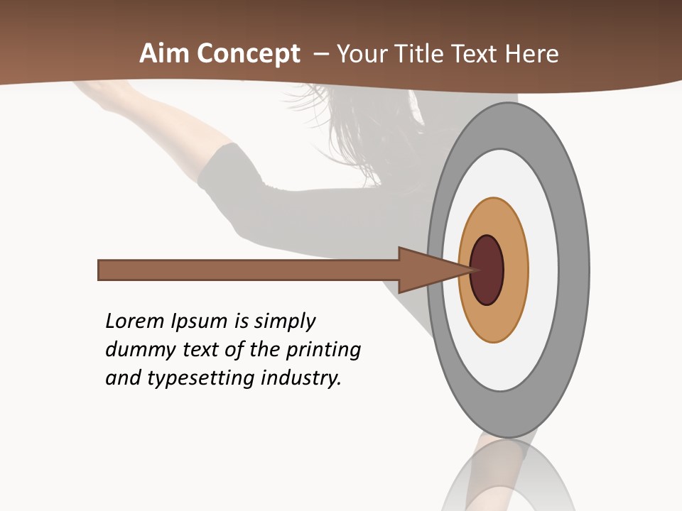 Stretching Balance Hop PowerPoint Template