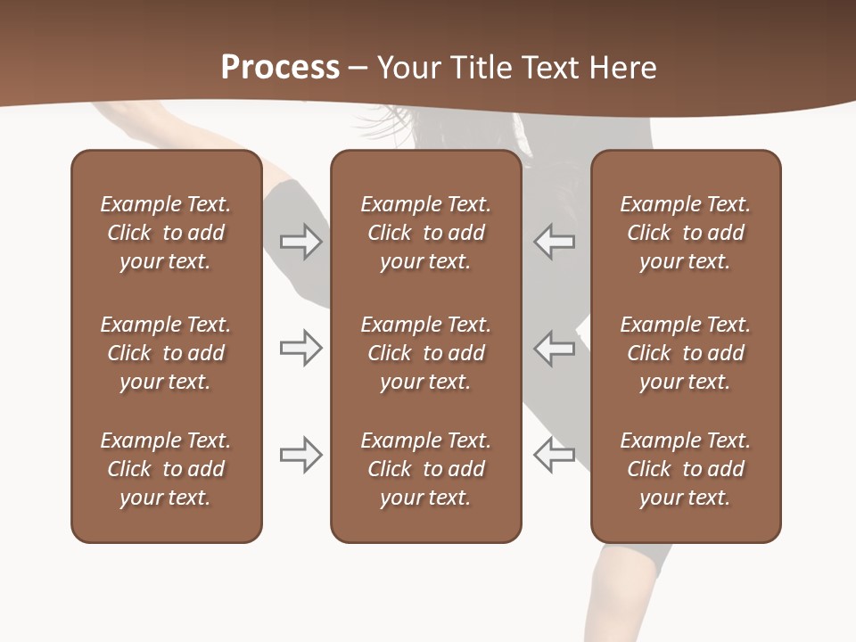 Stretching Balance Hop PowerPoint Template