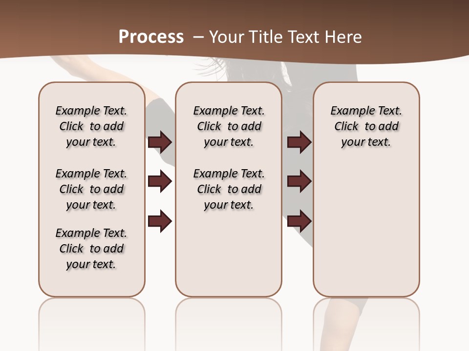 Stretching Balance Hop PowerPoint Template