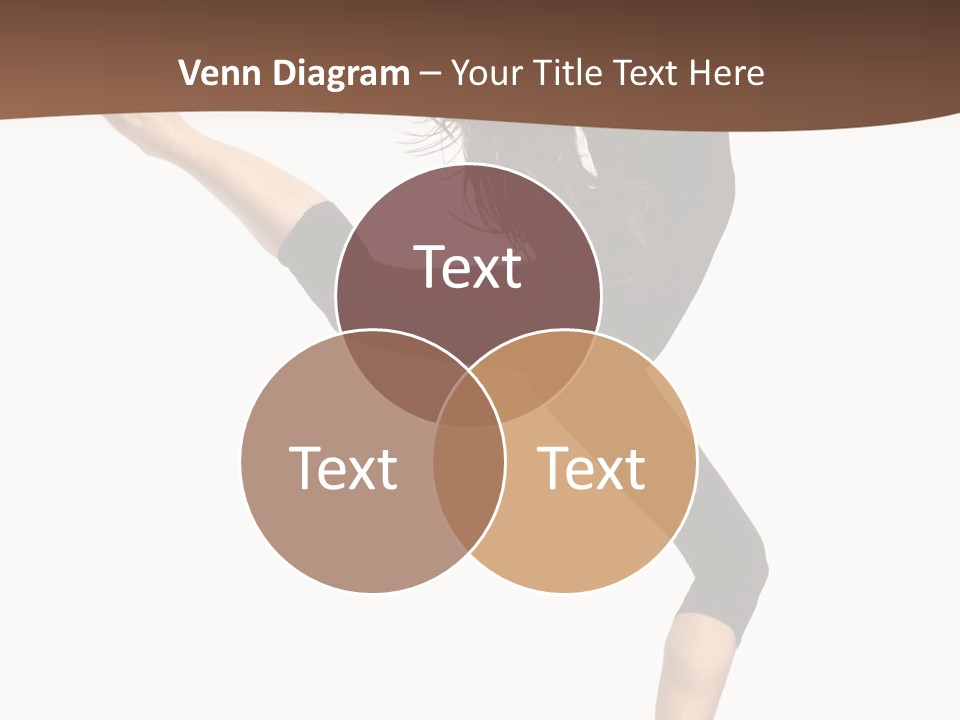 Stretching Balance Hop PowerPoint Template