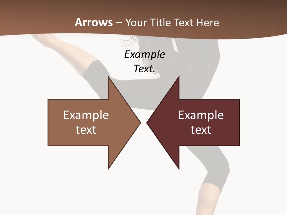 Stretching Balance Hop PowerPoint Template