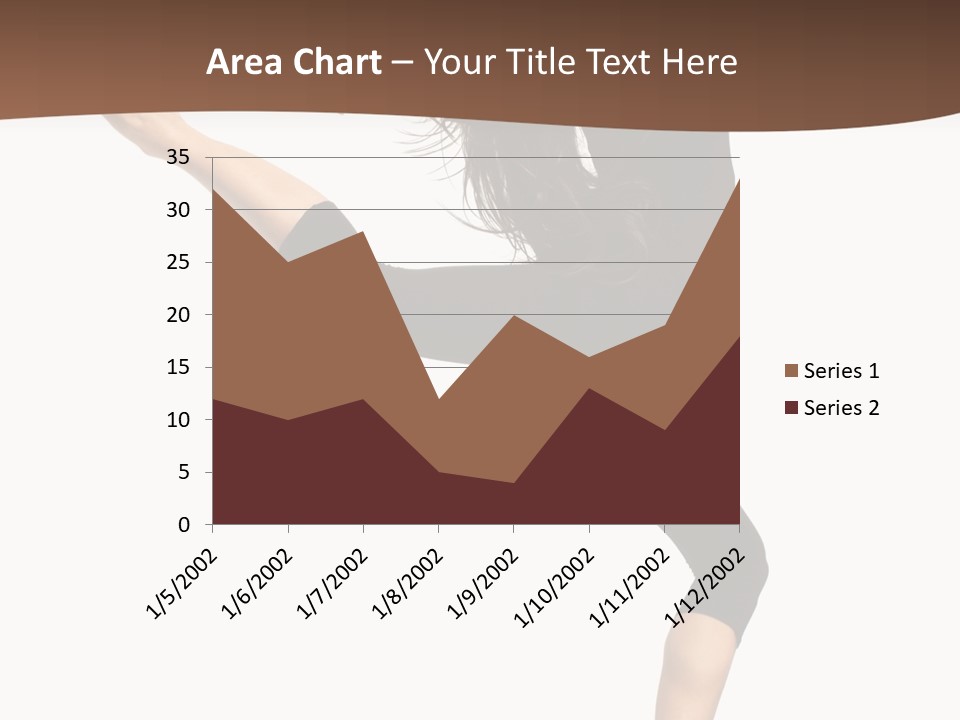 Stretching Balance Hop PowerPoint Template