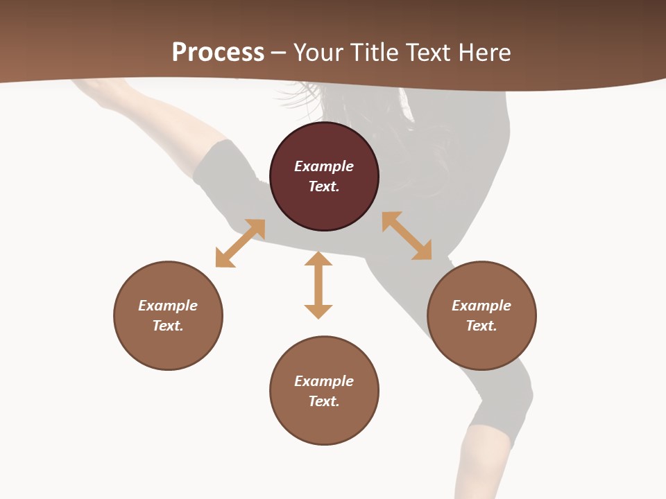 Stretching Balance Hop PowerPoint Template