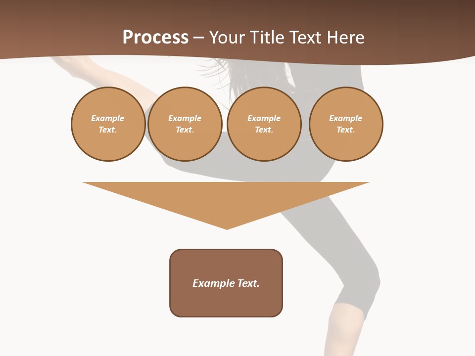 Stretching Balance Hop PowerPoint Template