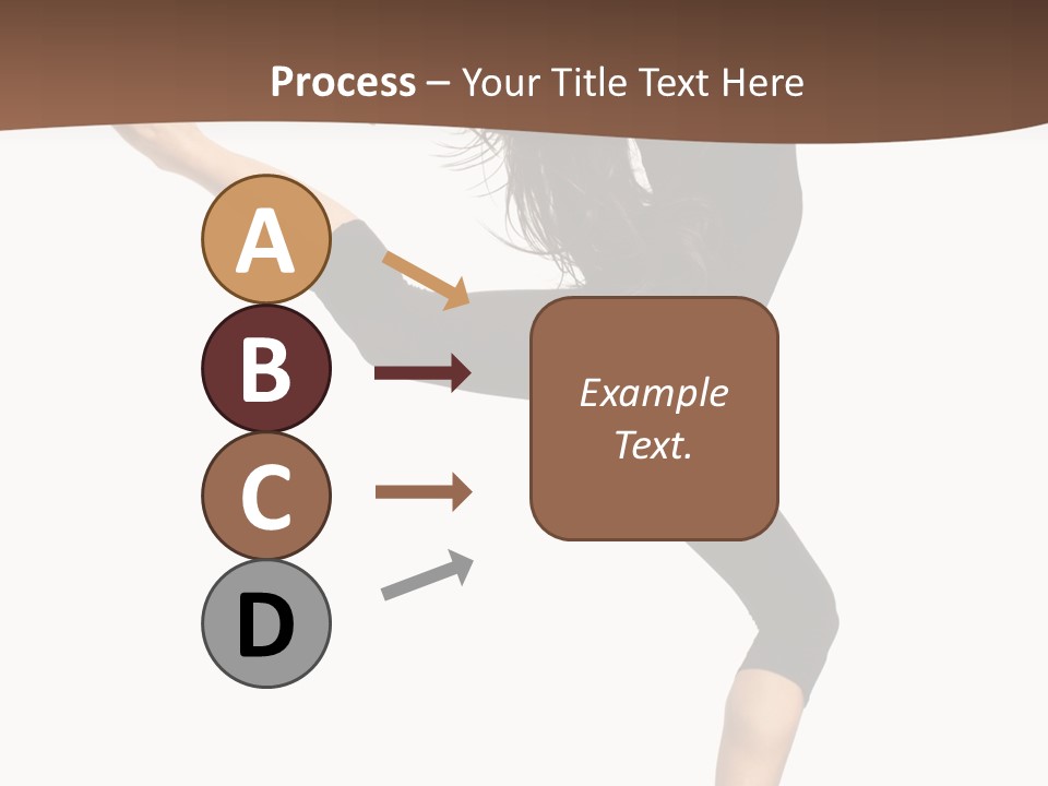 Stretching Balance Hop PowerPoint Template