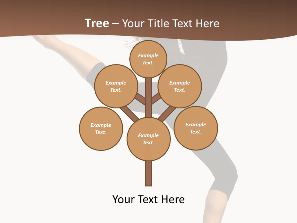 Stretching Balance Hop PowerPoint Template