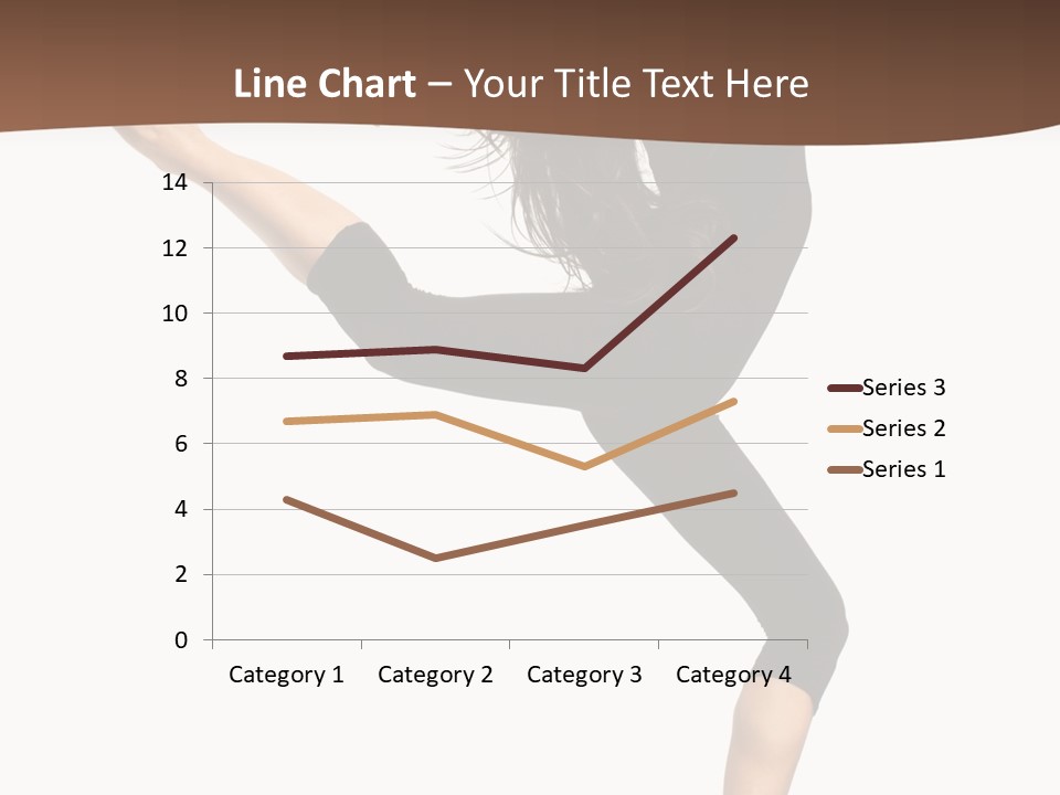 Stretching Balance Hop PowerPoint Template