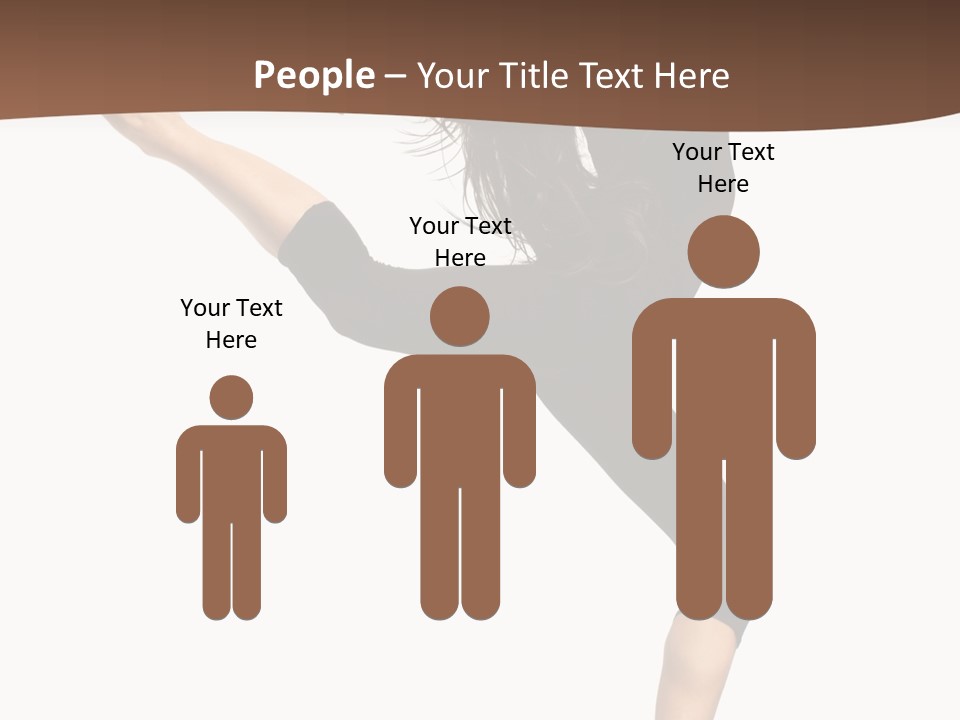 Stretching Balance Hop PowerPoint Template