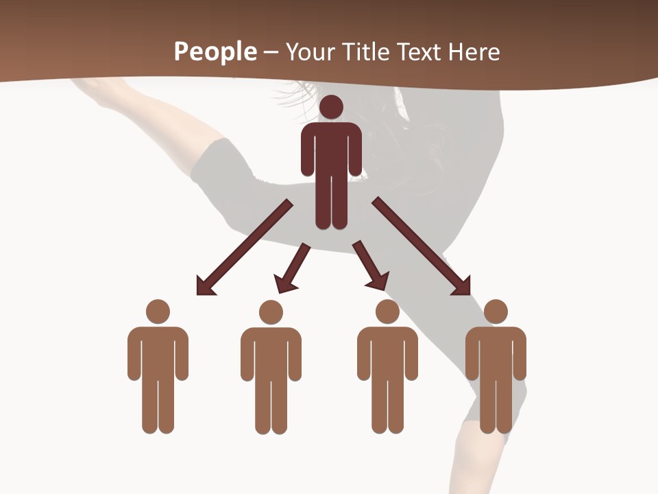 Stretching Balance Hop PowerPoint Template