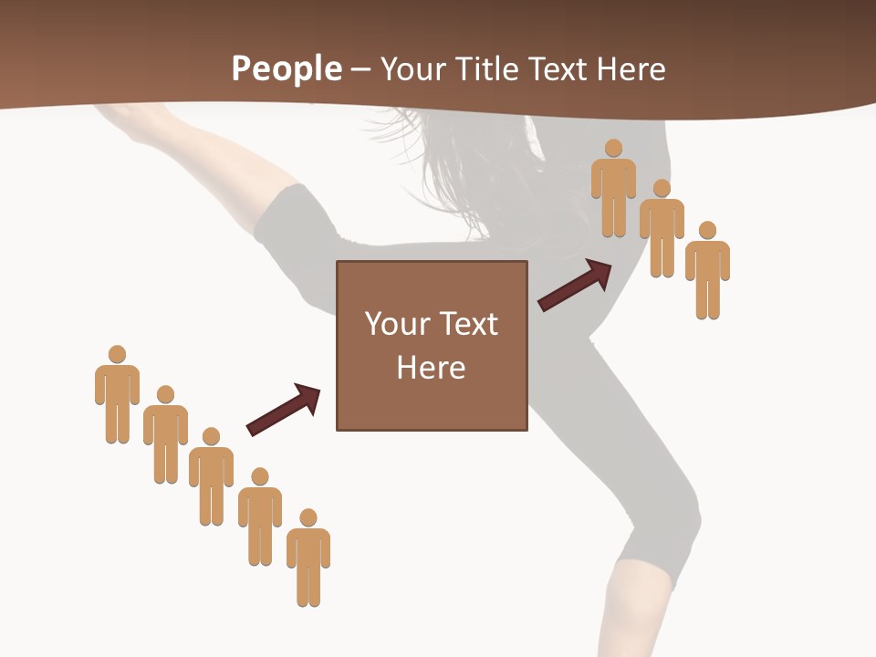 Stretching Balance Hop PowerPoint Template