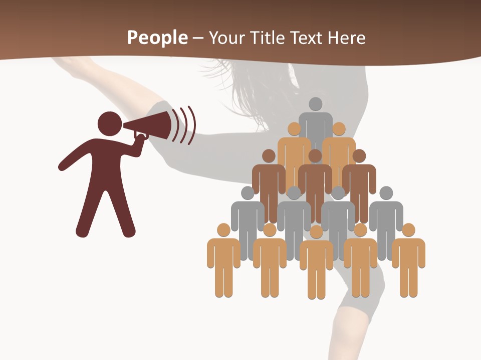 Stretching Balance Hop PowerPoint Template