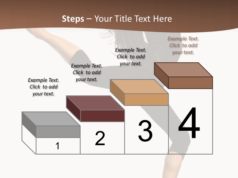 Stretching Balance Hop PowerPoint Template