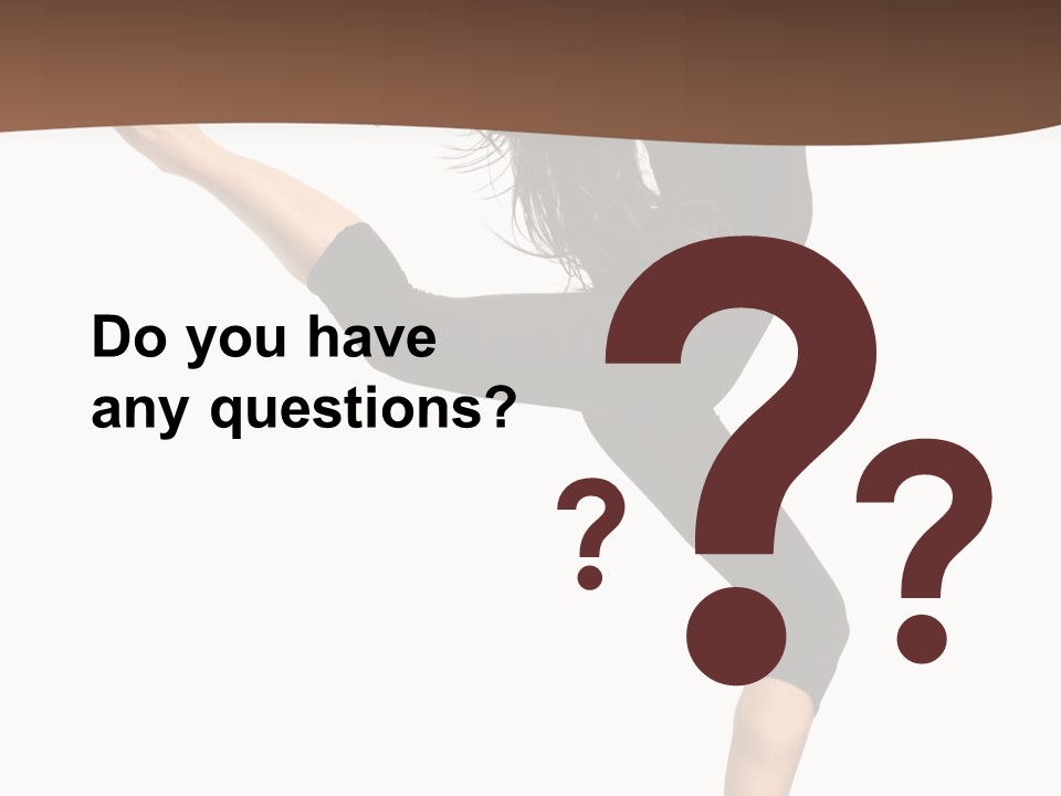 Stretching Balance Hop PowerPoint Template