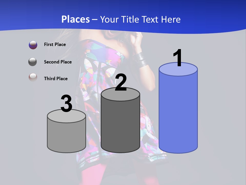 Woman Party Gogo PowerPoint Template