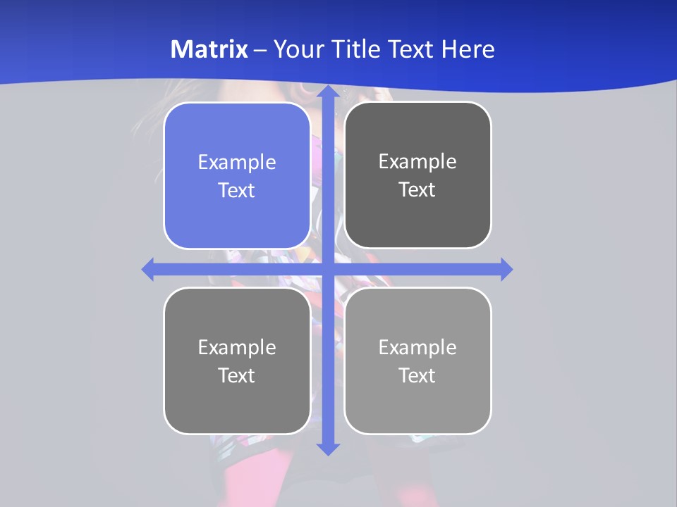 Woman Party Gogo PowerPoint Template