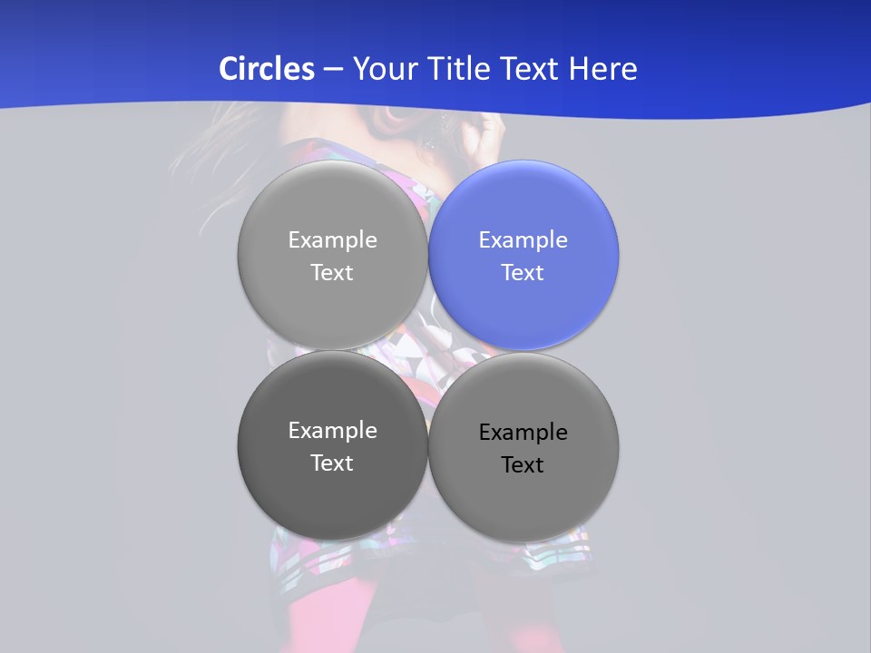 Woman Party Gogo PowerPoint Template