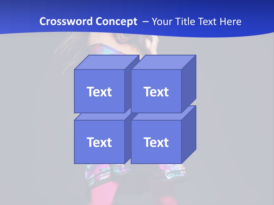 Woman Party Gogo PowerPoint Template