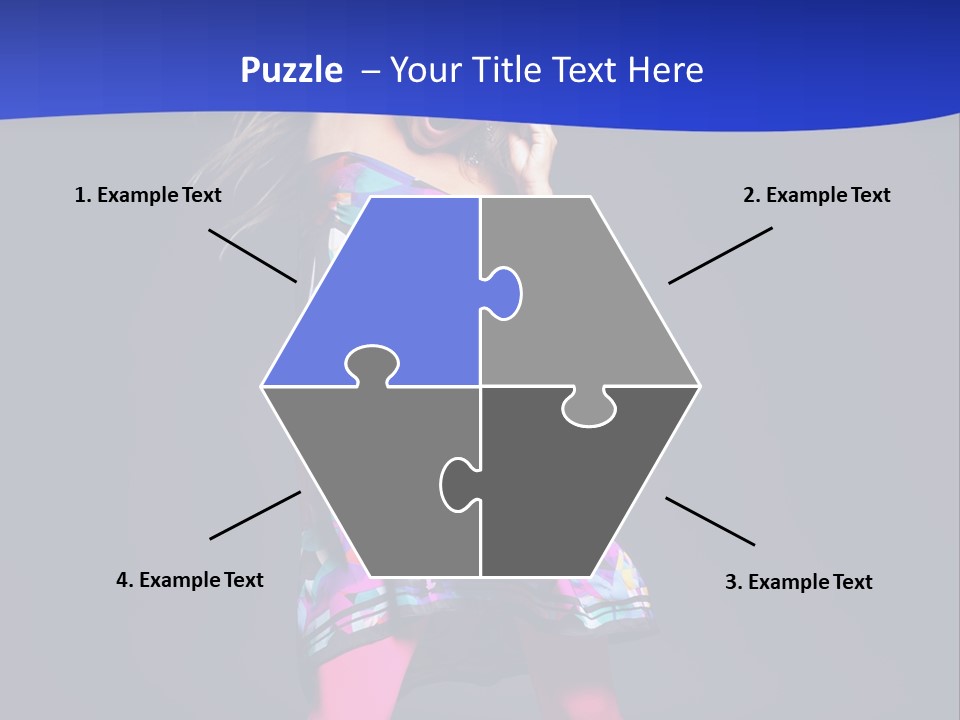 Woman Party Gogo PowerPoint Template