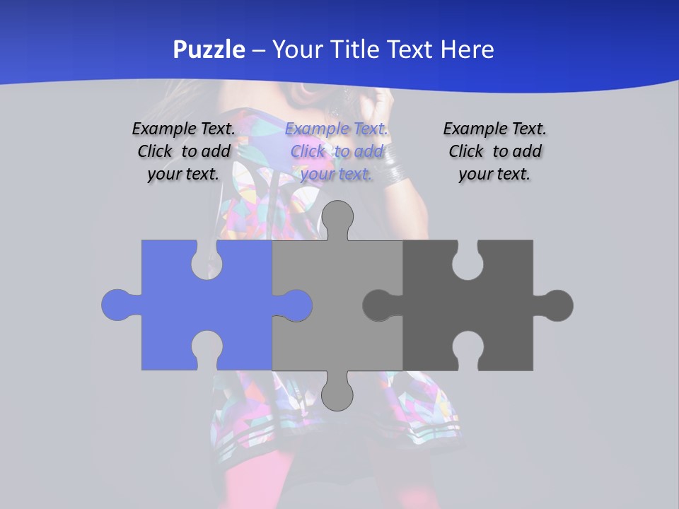 Woman Party Gogo PowerPoint Template