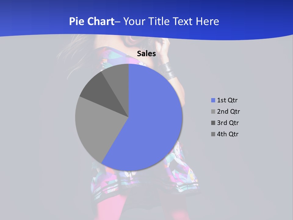 Woman Party Gogo PowerPoint Template