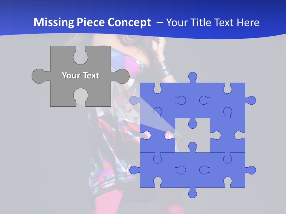 Woman Party Gogo PowerPoint Template