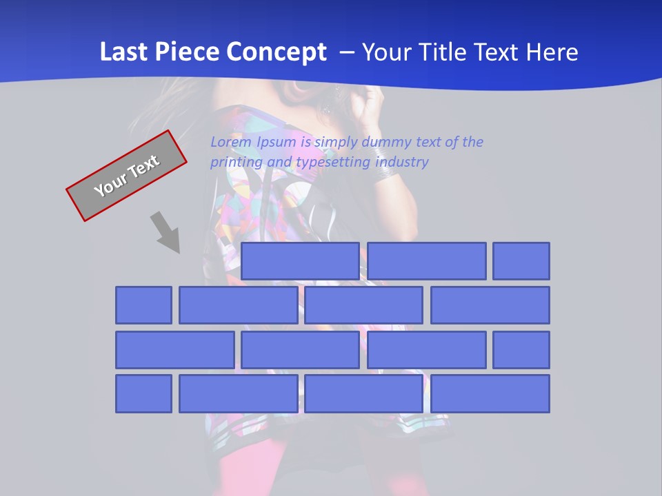 Woman Party Gogo PowerPoint Template