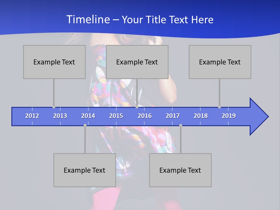 Woman Party Gogo PowerPoint Template