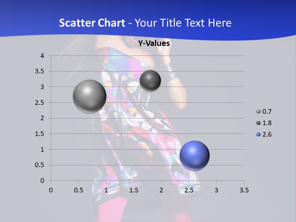 Woman Party Gogo PowerPoint Template