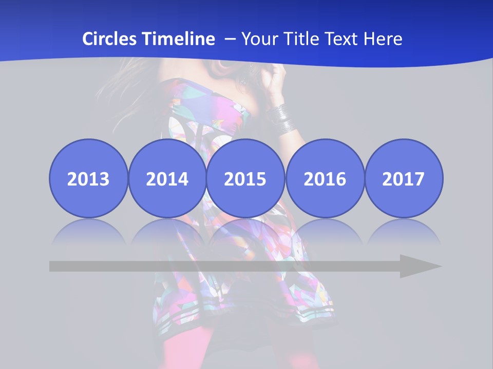 Woman Party Gogo PowerPoint Template