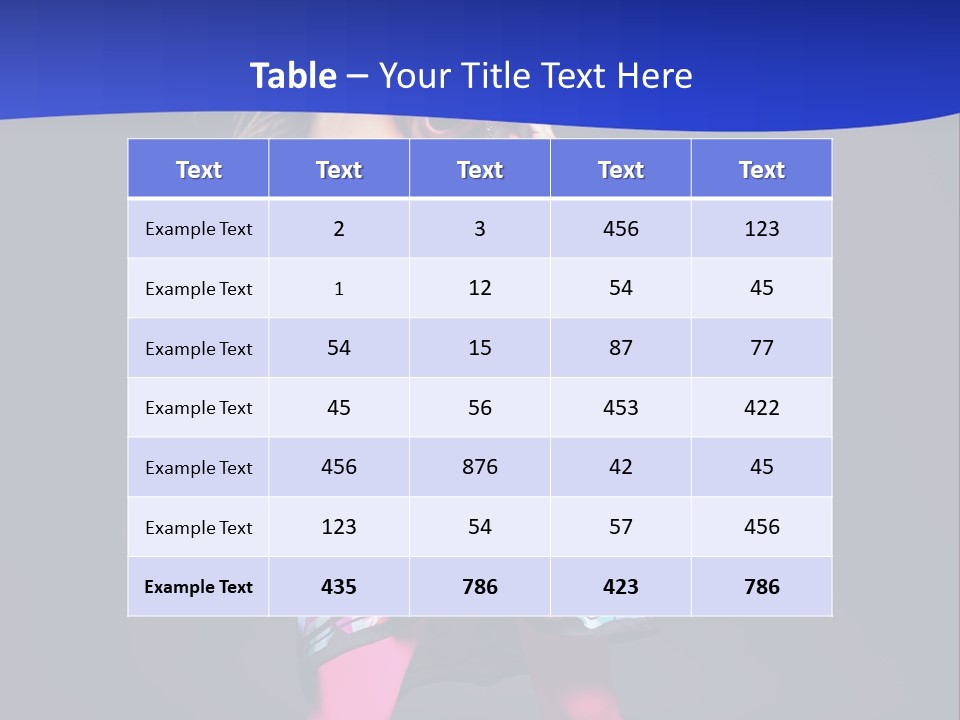 Woman Party Gogo PowerPoint Template